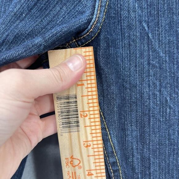 Mecca USA Jeans Mens 38x30 Blue Denim Relaxed Fit Hip Hop Streetwear Embroidered - Picture 5 of 16